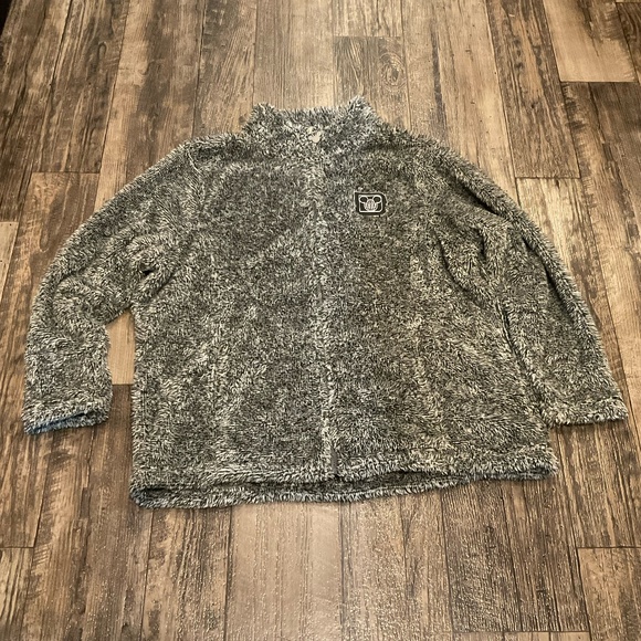 NWOT, Disney Parks Full Zip Sherpa Jacket w/ Mickey Embroidered, Size 2X - Picture 1 of 6